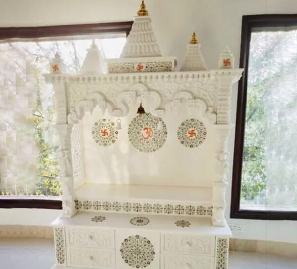 MOP Inlay Marble Mandir - Image 6