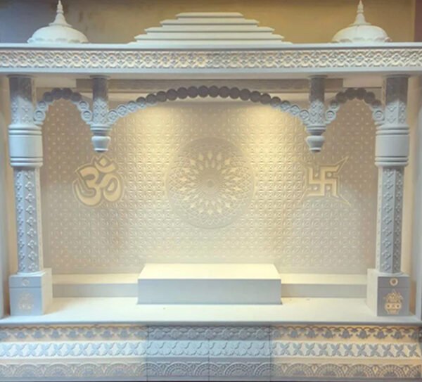 Corian Mandir With High End Design - Image 3