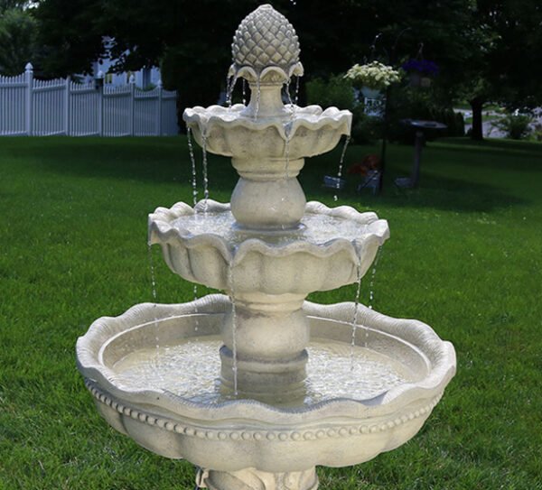 Sophisticated Indian Marble Fountain - Image 3