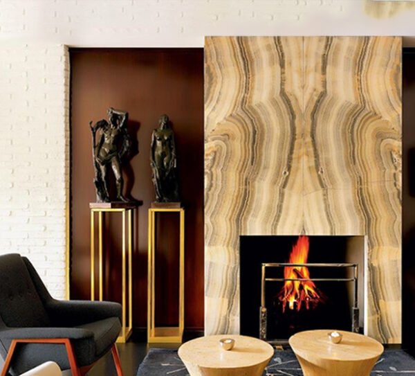Natural & Artificial Onyx Fire Place - Image 2
