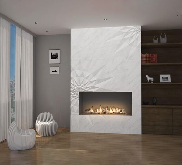 Acrylic Solid Surface (Corian) Fire Place - Image 4