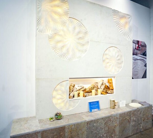 Acrylic Solid Surface (Corian) Fire Place - Image 3