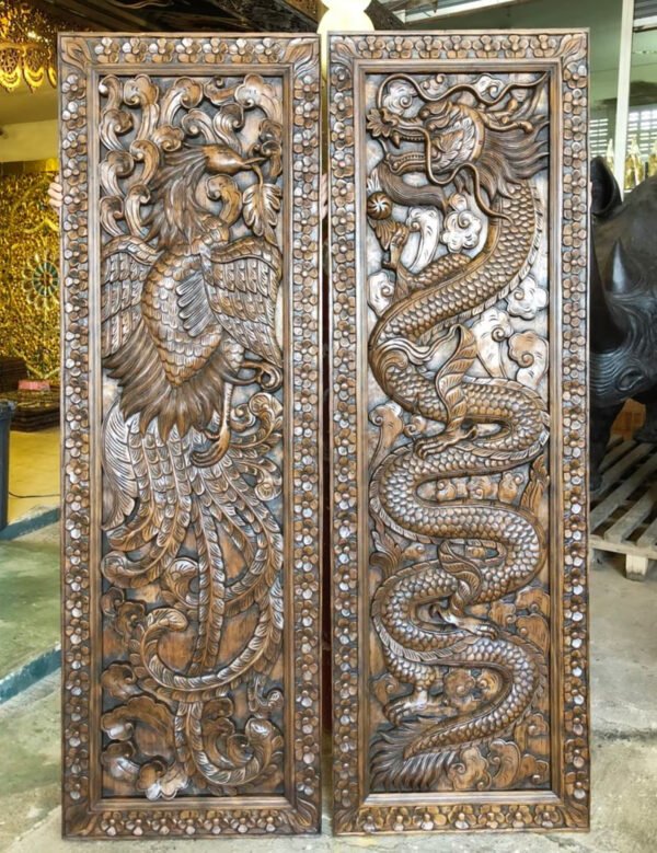 Teak Wood Art 1