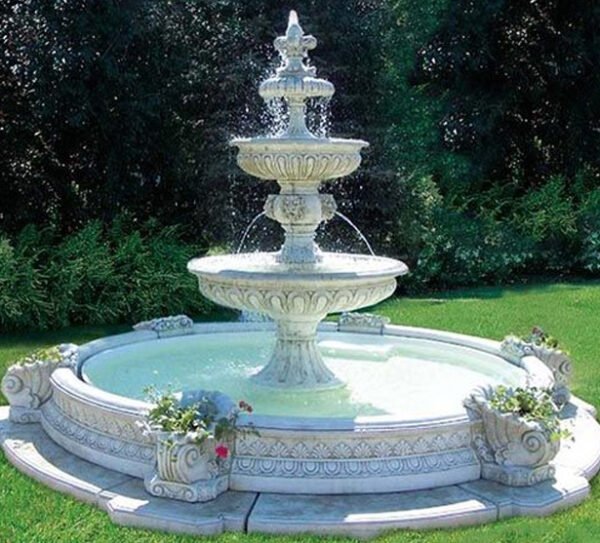 Modern Italian Marble Fountain - Image 2